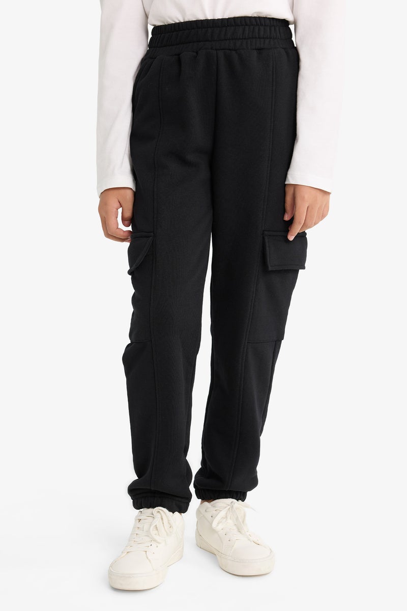 DeFacto Black Girl Girl Jogger Cargo Pants Casual - Image 5